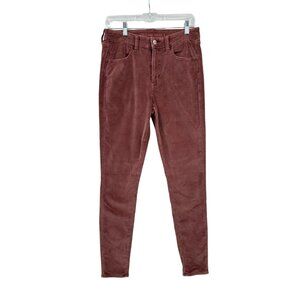 American Eagle Corduroy‎ Hi Rise Jeggings Womens Size 8 Long Casual Fall